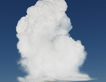 Photorealistic Vdb cumulus cloud type A 3D model