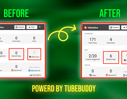 YouTube video SEO before and after result!