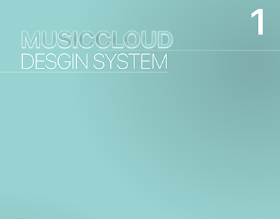 Design System Music App - XDDailyChallenge
