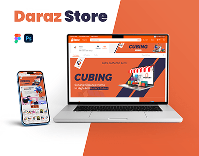 E-Commerce, Online Store, Daraz.pk, Cubing