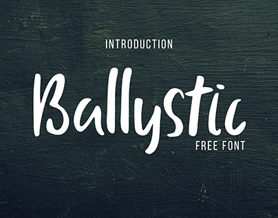 Free Font - Ballystic