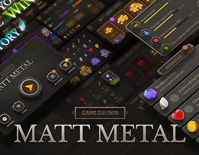 GUI Asset - Matt Metal