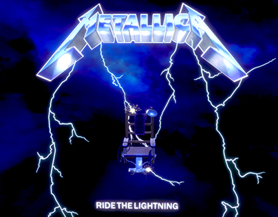 RIDE THE LIGHTNING - METALLICA ALBUM COVER 3D