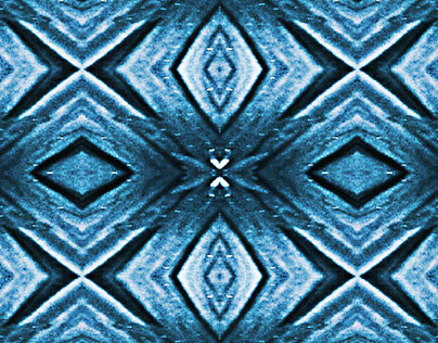 Pattern, blue base