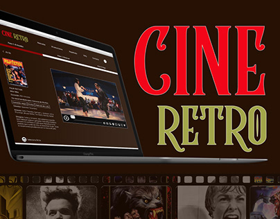 Project thumbnail - Responsive web. UX UI. Cine retro