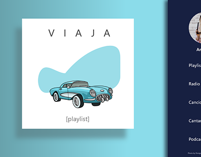 Car and UI for Playlist