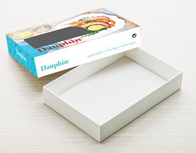 Shrimps Product Box Packaging Design