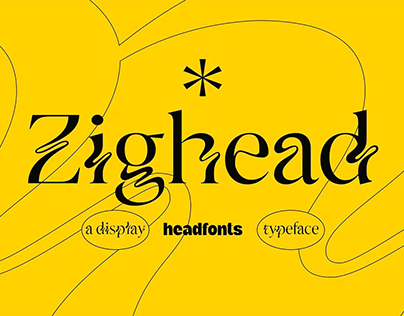 Zighead Display Font Free
