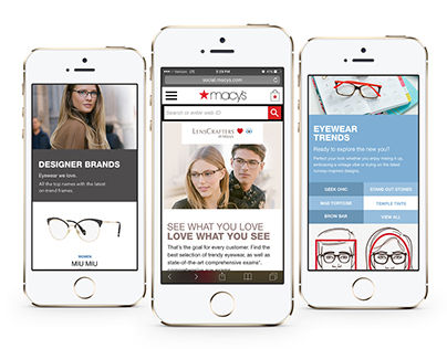Macy's - LensCrafter's at Macy's (Sitelet) Mobile
