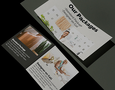 Fuchsia Spaces Brochure Design