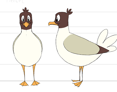 Seagull character design