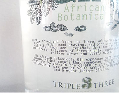 Rebrand- Triple 3 Thirty Gin