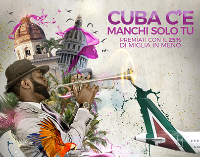 Landing page and poster design for Cuba campaign