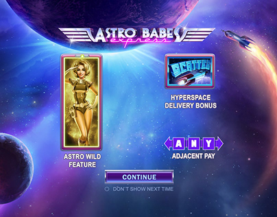 Astro Babes Express - slot game by Playtech