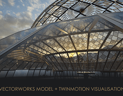 Vectorworks visualisation + twinmotion animation