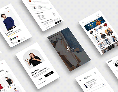 Cloth Shopping Application | UI Designer