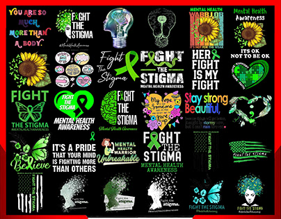 Fight The Stigma PNG, Mental Health PNG