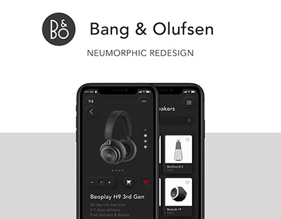 Bang & Olufsen Neumorphic App Redesign