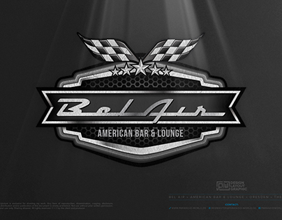 BEL AIR • AMERICAN BAR & LOUNGE • The Logo