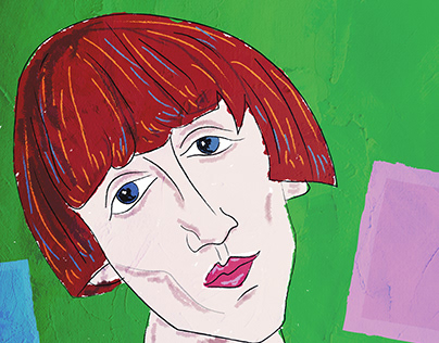 Woman Portrait (Modigliani I Warhol)