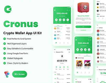 Cronus - Crypto Wallet App UI Kit