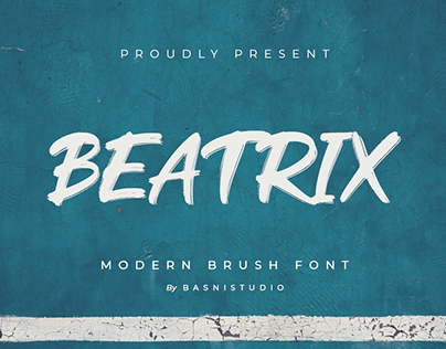 Beatrix Brush Font