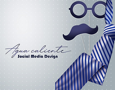 Suits&ties social media design
