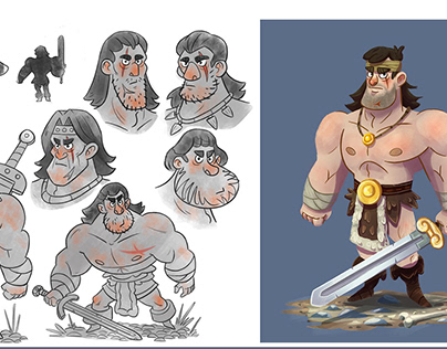 CharacterDesign_Conan the Barbarian