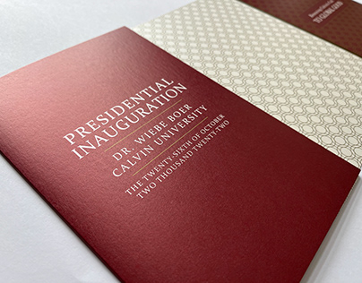 Presidential Inauguration invitation and program