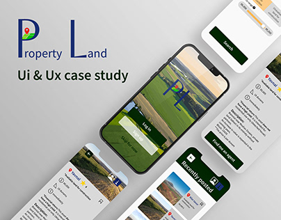 Ui & Ux app - property land