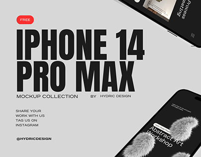 FREE - iPhone 14 Pro Max Mockup