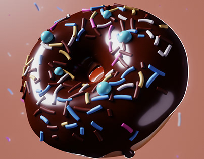3d Donut Animation