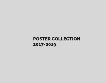 Poster Collection 2017-2019