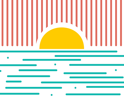 Beachy Sunrise - a beauty simplified