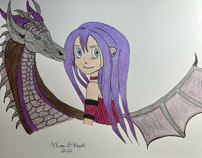Girl and her dragon