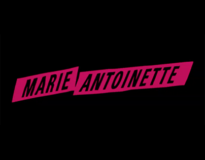 Film Titles - Marie Antoinette
