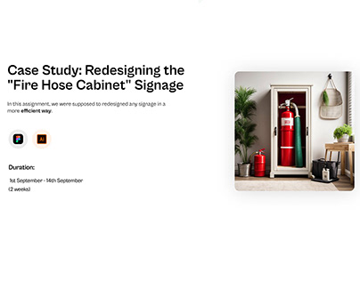 Project thumbnail - Signage Redesign - Casestudy