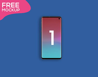 Free Galaxy S10 Animated 3 Page Mockup