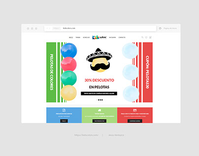 Kidscolors | Sitio Web con Tienda en Línea.