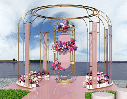 Visualization of wedding arch