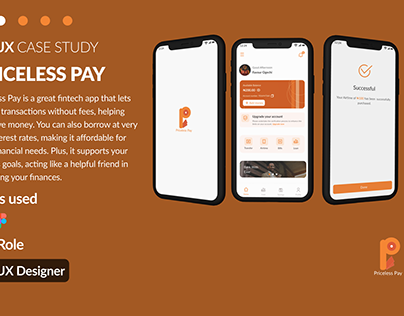 Project thumbnail - PRICELESS PAY FINTECH APP UX-CASE STUDY