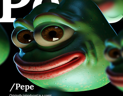Pepe The Frog art / NFT concept