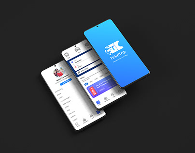 Online Ticket Booking App UI Design