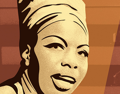 Afiche y postal "Nina Simone"