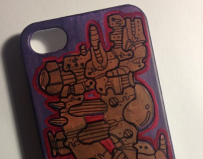 Hand Painted Iphone4S case