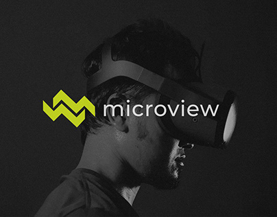 Microview | Virtual Reality (VR) Brand Logo Design