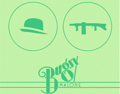 Bugsy Malone event advertisement