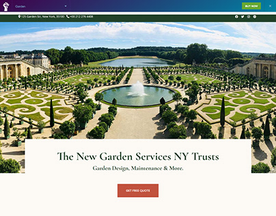 Garden Service Landing Page