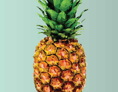 Low Poly Pineapple
