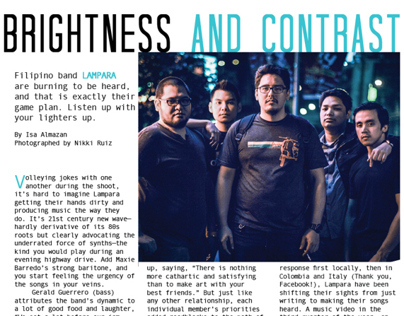 Brightness And Contrast (Status Magazine, April 2013)